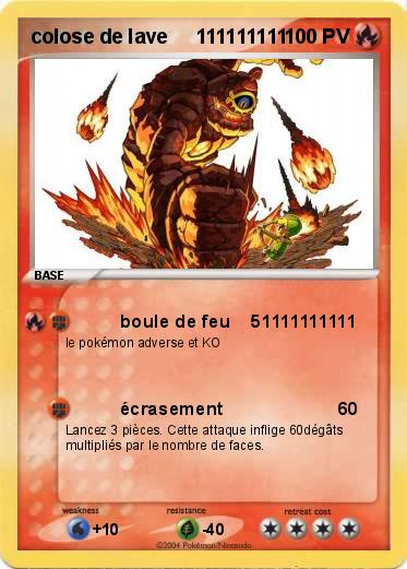 Pokemon colose de lave     111111111