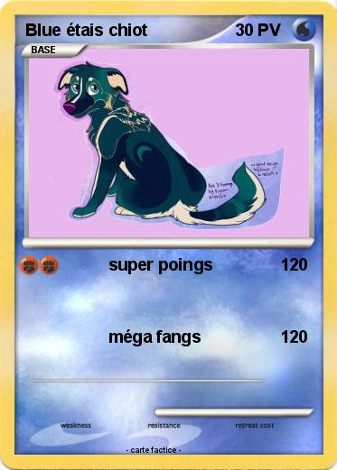 Pokemon Blue étais chiot