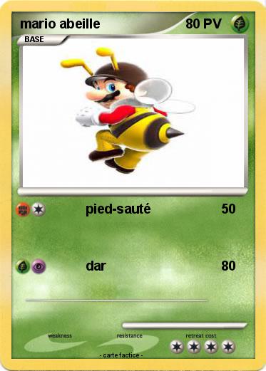 Pokemon mario abeille