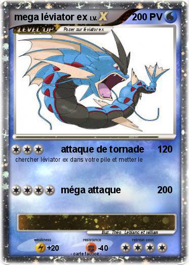 Pokemon mega léviator ex