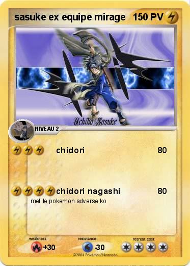 Pokemon sasuke ex equipe mirage