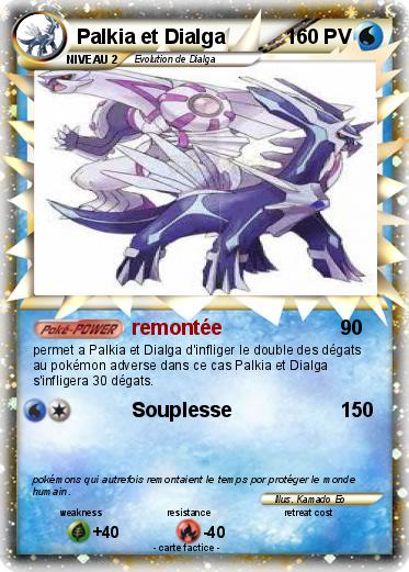 Pokemon Palkia et Dialga