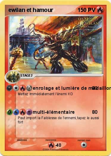 Pokemon ewilan et hamour