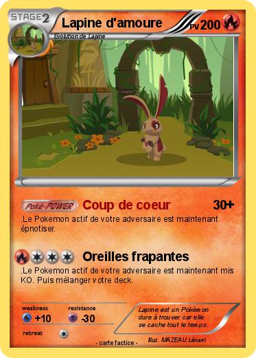 Pokemon Lapine d'amoure