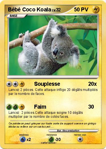 Pokemon Bébé Coco Koala