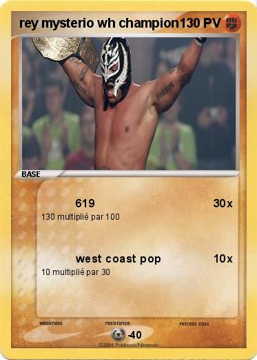 Pokemon rey mysterio wh champion