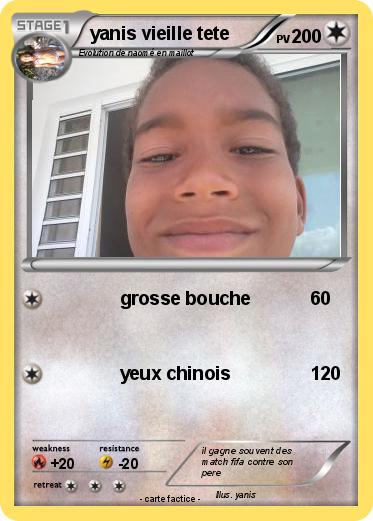 Pokemon yanis vieille tete
