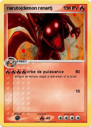 Pokemon naruto(demon renart)