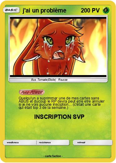 Pokemon j'ai un problème