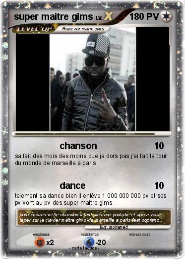 Pokemon super maitre gims