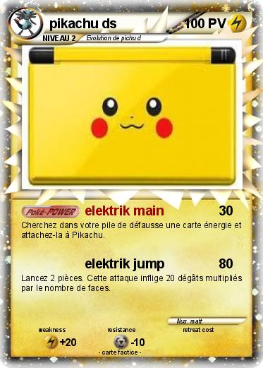 Pokemon pikachu ds
