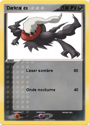 Pokemon Darkrai ex