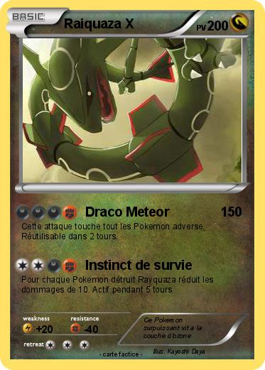 Pokemon Raiquaza X