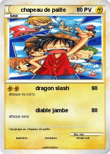 Pokemon chapeau de paille