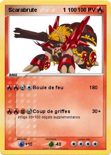 Pokemon Scarabrute                 1 100
