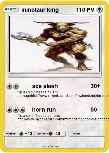 Pokemon minotaur king