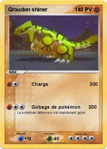 Pokemon Groudon shiner