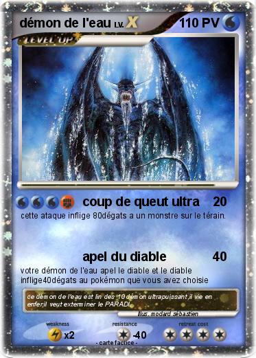 Pokemon démon de l'eau