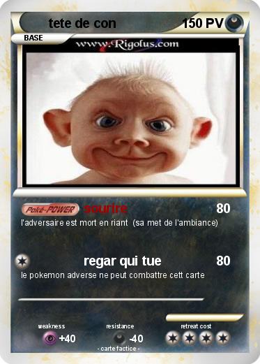 Pokemon tete de con