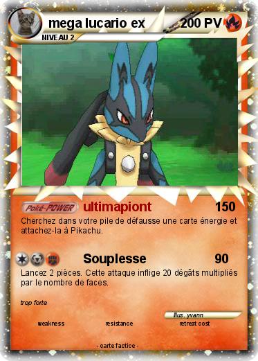 Pokemon mega lucario ex