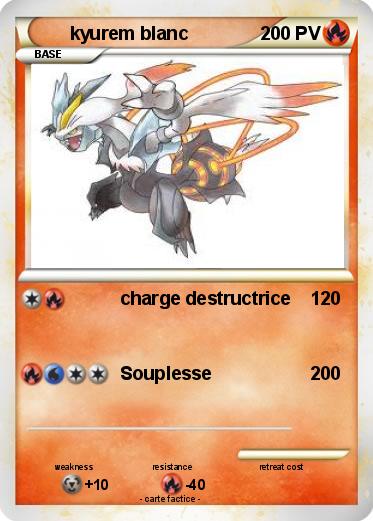 Pokemon kyurem blanc