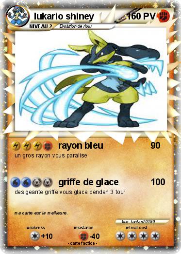 Pokemon lukario shiney