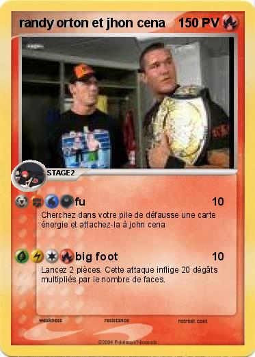 Pokemon randy orton et jhon cena