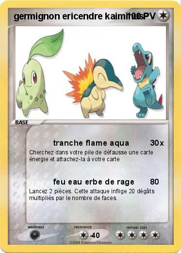 Pokemon germignon ericendre kaiminus