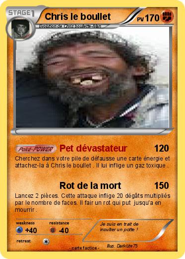 Pokemon Chris le boullet