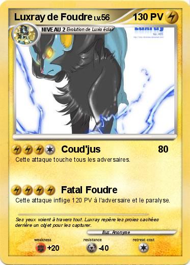 Pokemon Luxray de Foudre