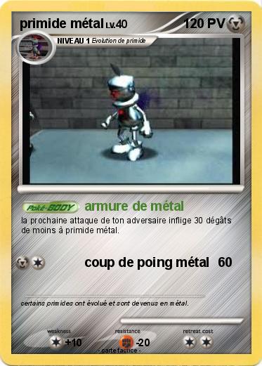 Pokemon primide métal