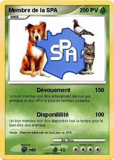 Pokemon Membre de la SPA