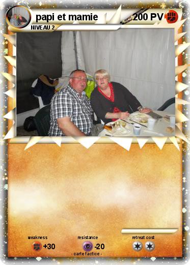 Pokemon papi et mamie