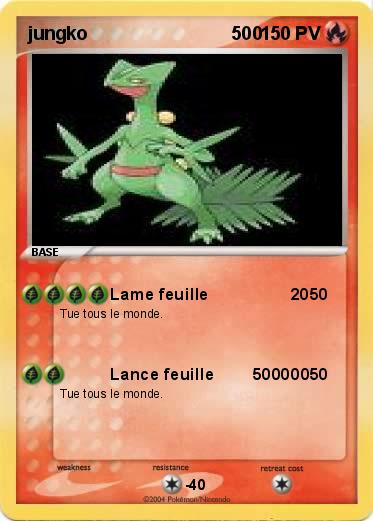 Pokemon jungko                            500