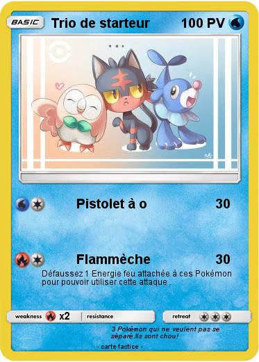 Pokemon Trio de starteur