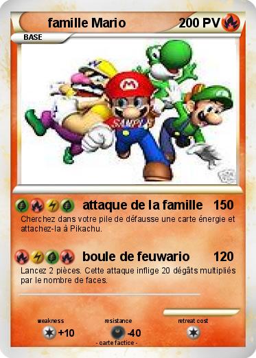 Pokemon famille Mario