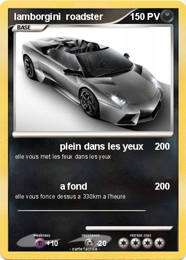 Pokemon lamborgini  roadster