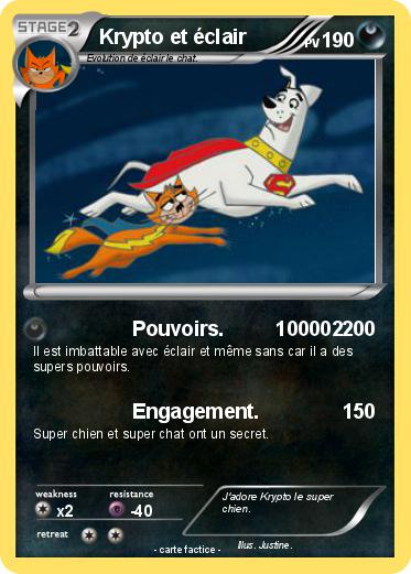 Pokemon Krypto et éclair