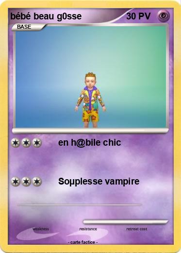 Pokemon bébé beau g0sse