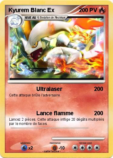 Pokemon Kyurem Blanc Ex