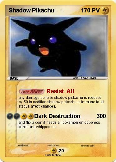 Pokemon Shadow Pikachu