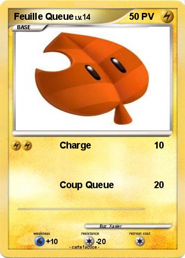 Pokemon Feuille Queue