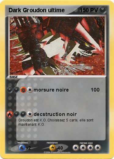Pokemon Dark Groudon ultime