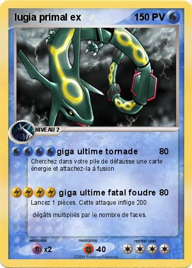 Pokemon lugia primal ex