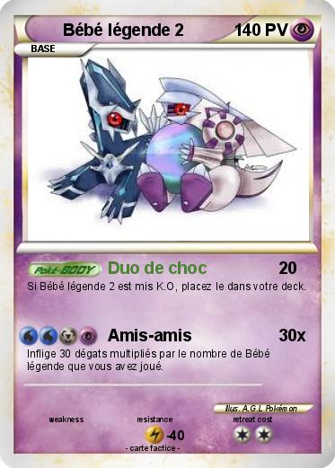Pokemon Bébé légende 2