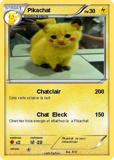 Pokemon Pikachat