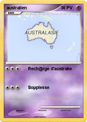 Pokemon australien