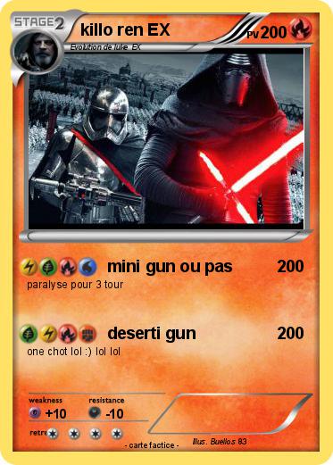 Pokemon killo ren EX