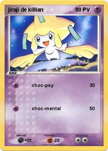 Pokemon jiraji de killian