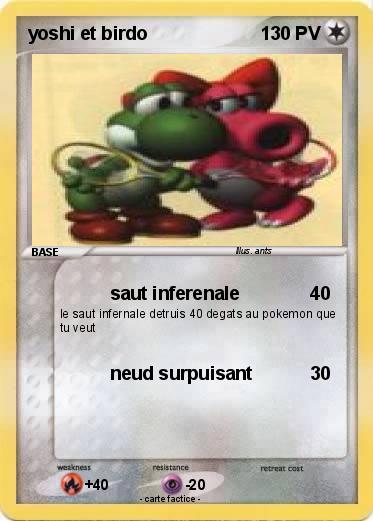 Pokemon yoshi et birdo